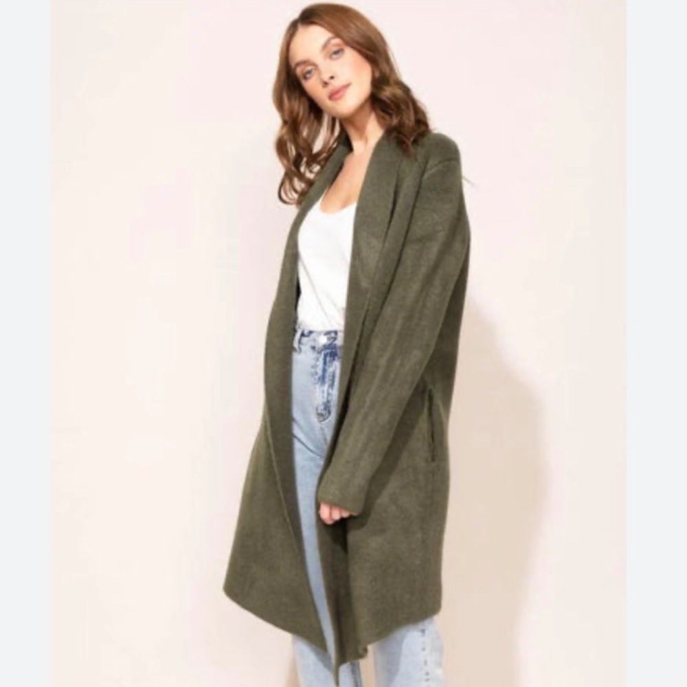 Pink Martini Stockport Jacket Forest Green Cardigan